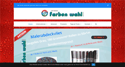 Desktop Screenshot of farbenwahl.at